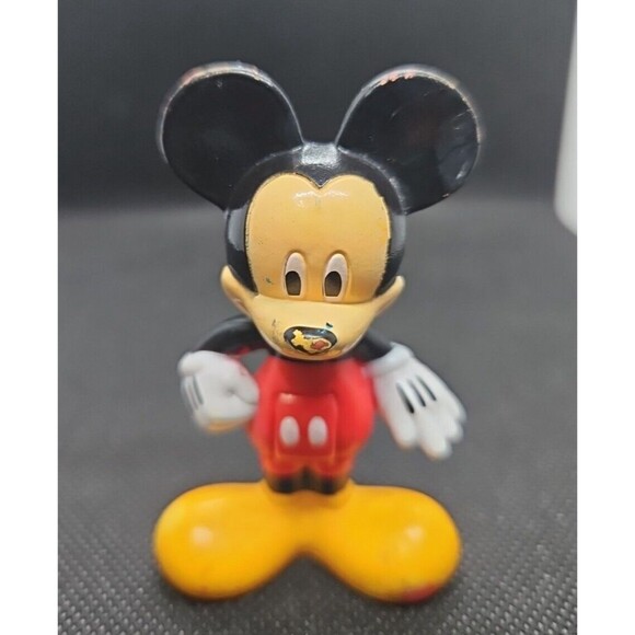 Walt Disney’s Mickey Mouse Plastic Figurine Toy Action Figure - Picture 1 of 7